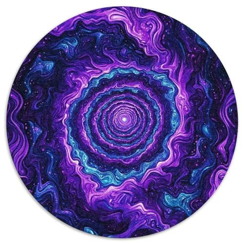 Vortex 1000 Teile Rund Puzzle Unregelmäßige Bunt Jigsaw Kinder Freunde 1000pcs (67.5x67.5cm) von OAOEKSEOP