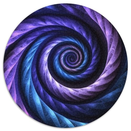 Vortex 1000 Teile Rund Puzzle Unregelmäßige Bunt Puzzles Kinder Familie 1000pcs (67.5x67.5cm) von OAOEKSEOP