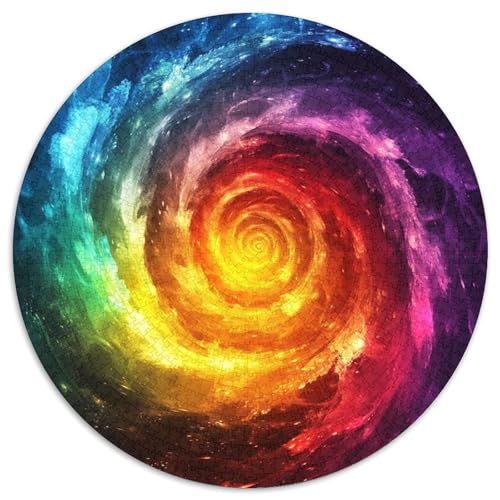 Vortex 1000 Teile Rund Puzzle Unregelmäßige Einzigartige Puzzles Kinder Familie 1000pcs (67.5x67.5cm) von OAOEKSEOP