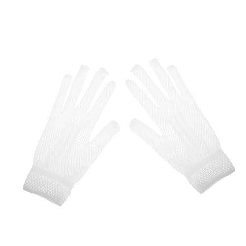 OATIPHO Costume Supply Damen Netzhandschuhe Ausgehöhlte Netzhandschuhe Feine Netzhandschuhe Chinlon Vielseitig Einsetzbar für Cosplay Steampunk OATIPHO Costume Supply Damen Netzhandschuhe Ausgehöhlte Netzhandschuhe Feine Netzhandschuhe Chinlon Vielseitig Einsetzbar für Cosplay Steampunk von OATIPHO
