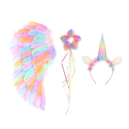 OATIPHO 1 Satz Buntes Flügel-stirnband Feenflügel-requisite Für Regenbogen-tutu-rock Für Prinzessin Ballettröckchen Halloweenkostüm Kinderfeenflügel Gänsefedern OATIPHO 1 Satz Buntes Flügel-stirnband Feenflügel-requisite Für Regenbogen-tutu-rock Für Prinzessin Ballettröckchen Halloweenkostüm Kinderfeenflügel Gänsefedern von OATIPHO