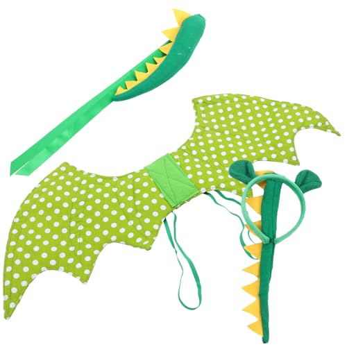 OATIPHO 1 Satz Dinosaurier Kostümset für Mädchen Teiliges Set mit Dinosaurier Flügel und Haarreif für Kostümpartys Karneval und Tanzaufführungen Gelb Kreativ und OATIPHO 1 Satz Dinosaurier Kostümset für Mädchen Teiliges Set mit Dinosaurier Flügel und Haarreif für Kostümpartys Karneval und Tanzaufführungen Gelb Kreativ und von OATIPHO