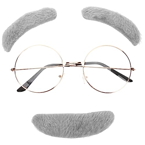 OATIPHO 1 Satz Fake-Bart-Set Einweicher falscher Bart Kuchen Väter Fasching zubehör faschingsaccessoires Herren perücke Kleidung Alter Mann Kinderkostüm alte herrenbrille für Stoff OATIPHO 1 Satz Fake-Bart-Set Einweicher falscher Bart Kuchen Väter Fasching zubehör faschingsaccessoires Herren perücke Kleidung Alter Mann Kinderkostüm alte herrenbrille für Stoff von OATIPHO