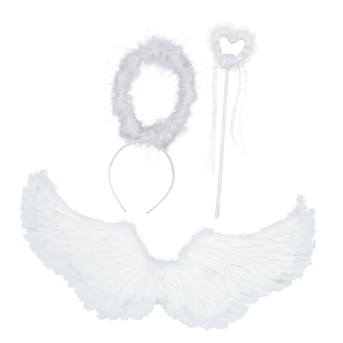OATIPHO 1 Satz Federflügel Stirnband Cosplay-fee-stick Engel-rollenspiel-requisite Engelsflügel-requisite Partykostüm Flügel Engel Cosplay Kostüm Stütze Engelskostüme Weiß Federkarton OATIPHO 1 Satz Federflügel Stirnband Cosplay-fee-stick Engel-rollenspiel-requisite Engelsflügel-requisite Partykostüm Flügel Engel Cosplay Kostüm Stütze Engelskostüme Weiß Federkarton von OATIPHO