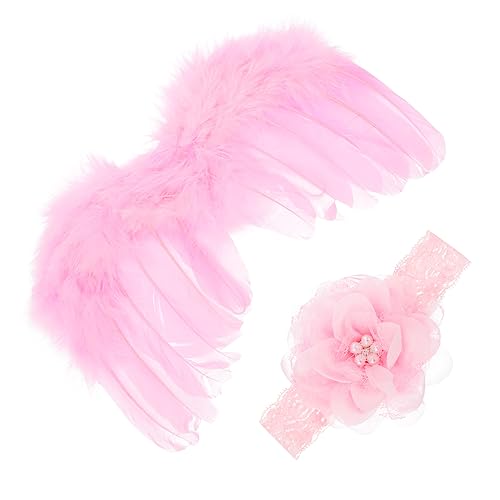 OATIPHO 1 Satz Fotoanzug Kinderkostüme -stirnband Flügel-kit Stirnband Für Babyfotografie Stirnbänder Stirnband Für Neugeborenes Kostüm Blumenstirnband Rosa Nylon OATIPHO 1 Satz Fotoanzug Kinderkostüme -stirnband Flügel-kit Stirnband Für Babyfotografie Stirnbänder Stirnband Für Neugeborenes Kostüm Blumenstirnband Rosa Nylon von OATIPHO
