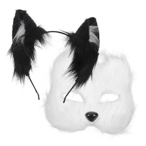 OATIPHO 1 Satz Fuchsmaske Maske für Erwachsene Partyzubehör Halloween-Tiermaske Cosplay-Halloween-Maske Party dekorative Masken Cosplay-Maske Kostümzubehör Plüsch von OATIPHO