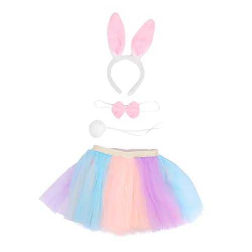 OATIPHO Kostüm für Jungen und Mädchen Gazerock Haare und Zum Binden Stilvolles Osterparty-outfit für Mädchen von OATIPHO