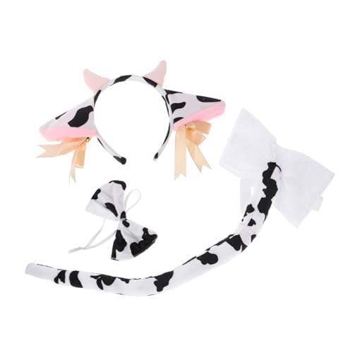 OATIPHO 1 Satz Glockenkuhstirnband Kuh-accessoires-kostüm Kuh-stirnband Für Erwachsene Kuhschwanz Kuhohren Stirnband Für Erwachsene Kuhzubehör Frau Kuhohren Halloween Kuhhaarband Plüsch OATIPHO 1 Satz Glockenkuhstirnband Kuh-accessoires-kostüm Kuh-stirnband Für Erwachsene Kuhschwanz Kuhohren Stirnband Für Erwachsene Kuhzubehör Frau Kuhohren Halloween Kuhhaarband Plüsch von OATIPHO