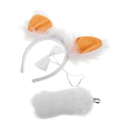 OATIPHO Verspieltes Schafohren-stirnband – Cosplay-party-accessoire Für Damen Und Mit Und Fliege Dekoratives Haarband von OATIPHO