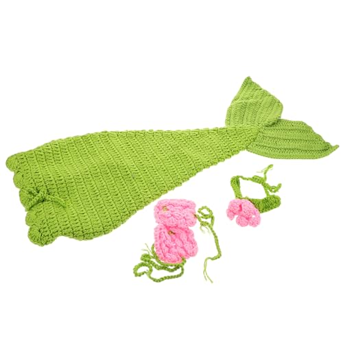 OATIPHO 1 Satz Häkel Mermaid Kostüm für Neugeborene Fotografie Requisiten für Mädchen Süßes Outfit für Fotoshootings Handgefertigt und Sicher für Kreative Aufnahmen OATIPHO 1 Satz Häkel Mermaid Kostüm für Neugeborene Fotografie Requisiten für Mädchen Süßes Outfit für Fotoshootings Handgefertigt und Sicher für Kreative Aufnahmen von OATIPHO
