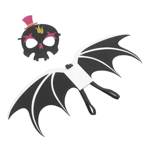 OATIPHO 1 Satz Halloween-Teufelsflügel-Maskenset für kinderkostüme halloween kinderkostum halloween Halloween-Hornmaske Teufelsmaske Teufelshörner Flügel Teufelshornmaske Vlies OATIPHO 1 Satz Halloween-Teufelsflügel-Maskenset für kinderkostüme halloween kinderkostum halloween Halloween-Hornmaske Teufelsmaske Teufelshörner Flügel Teufelshornmaske Vlies von OATIPHO