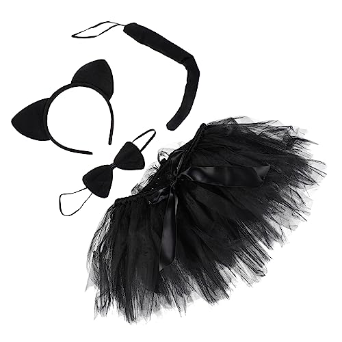 OATIPHO 1 Satz Halloween Verkleiden Cosplay Halloween-kind Katzenschwanz Und Ohren Performance-kostüm Für Halloweenkostüm Tierkostüm Halloween -kostüm Party Black -rock OATIPHO 1 Satz Halloween Verkleiden Cosplay Halloween-kind Katzenschwanz Und Ohren Performance-kostüm Für Halloweenkostüm Tierkostüm Halloween -kostüm Party Black -rock von OATIPHO