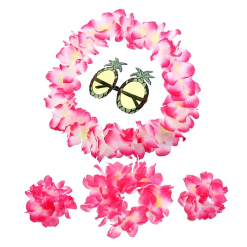 OATIPHO 1 Satz Hawaiianische Lei Tiki-Party-Dekorationen Hula-Blumenkette Dekorationen für Verlobungsfeiern hawaiketten hawaij hawaiianische Themenpartybevorzugung Luau-Partygirlande Tuch OATIPHO 1 Satz Hawaiianische Lei Tiki-Party-Dekorationen Hula-Blumenkette Dekorationen für Verlobungsfeiern hawaiketten hawaij hawaiianische Themenpartybevorzugung Luau-Partygirlande Tuch von OATIPHO