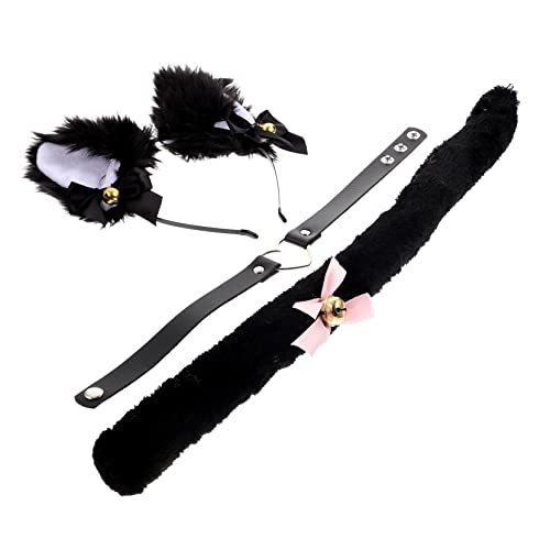 OATIPHO 1 Satz Katzenohren Haarreif Teiliges Cosplay Zubehör mit Glöckchen Kragen und für Damen und Mädchen für Partys und Kostüme OATIPHO 1 Satz Katzenohren Haarreif Teiliges Cosplay Zubehör mit Glöckchen Kragen und für Damen und Mädchen für Partys und Kostüme von OATIPHO