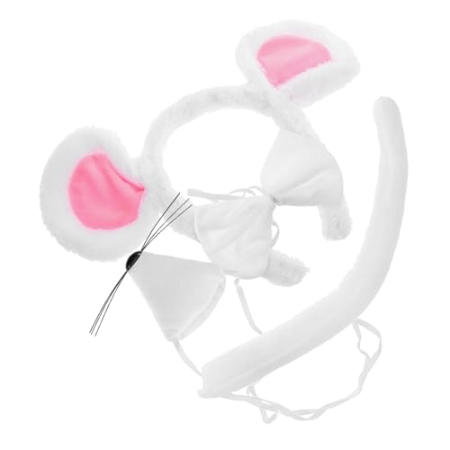 OATIPHO 1 Satz Kleine -Stirnbandkopfschmuck Mäusekostüm Mausohren Kostüm Tierkostüme für -Zubehör-Kostüm süße Mausohren Halloween- -Kostüm Plastik Weiß OATIPHO 1 Satz Kleine -Stirnbandkopfschmuck Mäusekostüm Mausohren Kostüm Tierkostüme für -Zubehör-Kostüm süße Mausohren Halloween- -Kostüm Plastik Weiß von OATIPHO