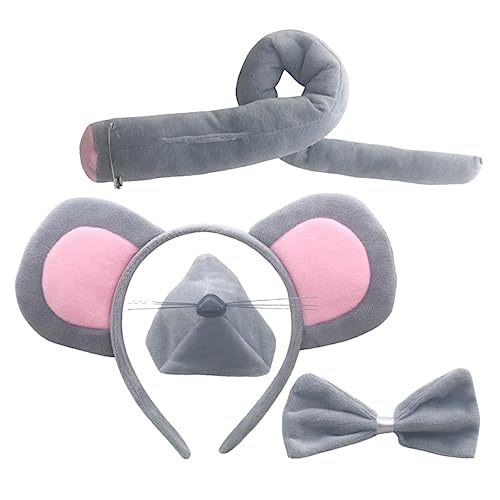 OATIPHO 1 Satz Kostüm Haarreif mit Mausohren Teiliges Set für Dekoratives Stirnband für Halloween Geburtstagsfeiern Karneval und Cosplay für Jungen OATIPHO 1 Satz Kostüm Haarreif mit Mausohren Teiliges Set für Dekoratives Stirnband für Halloween Geburtstagsfeiern Karneval und Cosplay für Jungen von OATIPHO