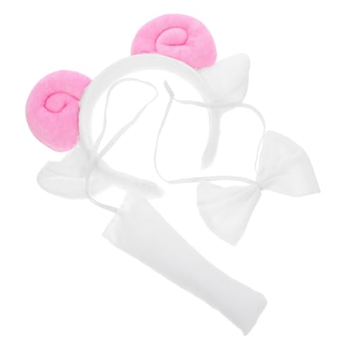 OATIPHO Schafkostüm Satz für Damen Ohren Stirnband mit Cosplay Zubehör für Halloween und Mottopartys von OATIPHO