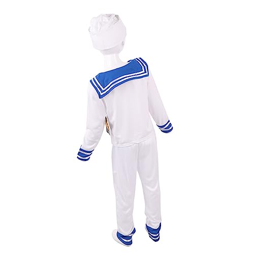 OATIPHO 1 Satz Matrosenanzug Für Cosplay -kostüm Matrosenuniform Polyester Weiß von OATIPHO