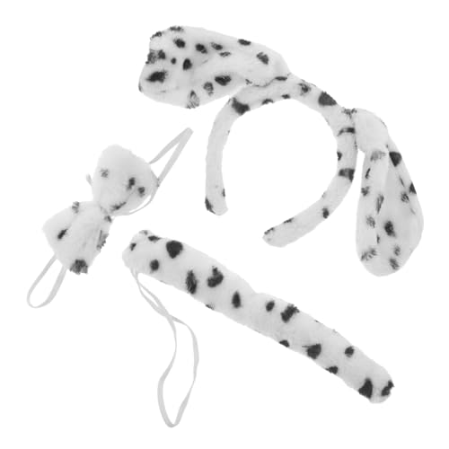 OATIPHO 1 Satz Plüsch-kopfbedeckung Für Welpen Ohren Stirnband Plüschtierohren Stirnband Mit Tierohren Tierkostüme Tierkostümzubehör Dalmatiner-ohren Stoff Einstellen Kleidung von OATIPHO