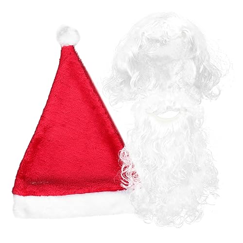 OATIPHO 1 Satz Santa Perücke und Bart für Erwachsene Weihnachtsmann Kostüm Zubehör Cosplay Weihnachtsdeko für Festliche Anlässe Bequem und Wiederverwendbar für Weihnachten und Feiern OATIPHO 1 Satz Santa Perücke und Bart für Erwachsene Weihnachtsmann Kostüm Zubehör Cosplay Weihnachtsdeko für Festliche Anlässe Bequem und Wiederverwendbar für Weihnachten und Feiern von OATIPHO