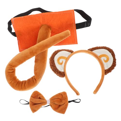 OATIPHO 1 Satz Verkleide Requisiten Bärenkostüm Fuchsohren Hautpflege-Stirnband seidenband bandfeile dekoratives Stirnband mit Fliege Ohren Stirnband Stoff Brown OATIPHO 1 Satz Verkleide Requisiten Bärenkostüm Fuchsohren Hautpflege-Stirnband seidenband bandfeile dekoratives Stirnband mit Fliege Ohren Stirnband Stoff Brown von OATIPHO