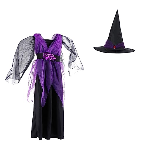 OATIPHO 1 Set Hexenkostüm Cosplay Kostüme Halloween Kostüme Kleinkind Kleid Mädchen Cosplay Kleidung Anzug Outfits Für Mädchen Children'S Place Mädchen Kleidung Kleid Baumwolle von OATIPHO