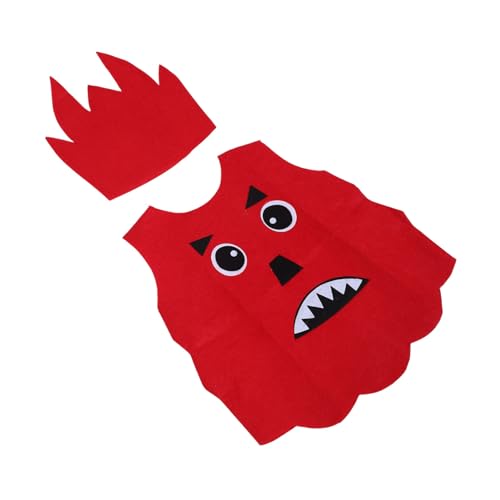 OATIPHO 1 Set Kinder Rollenspiele Kostüme Jungen Mädchen Dress up Flame Monster Clothes Hut Für Performance Dress Up Halloween Requisiten Für Fotoshoots von OATIPHO