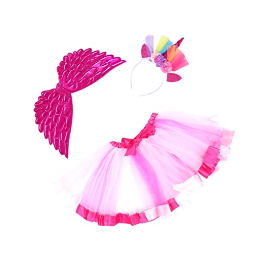 OATIPHO 1 Set ädchen Kostü Mit Tüllrock Und Lustigen Engel Flügeln Ideal Für Partys Und Auftritte Cosplay Kleidung Für Pinkes Design OATIPHO 1 Set ädchen Kostü Mit Tüllrock Und Lustigen Engel Flügeln Ideal Für Partys Und Auftritte Cosplay Kleidung Für Pinkes Design von OATIPHO