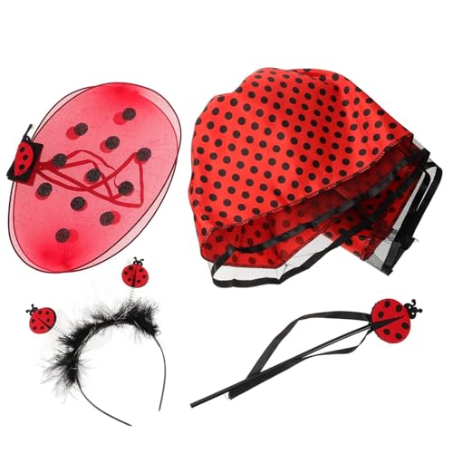OATIPHO 1 Set Marienkäferflügel Mullrock Stirnbänder Für Mädchen Kinderkleidung Accessoires Für Mädchen Weihnachtsbandana Outfits Weihnachtskostüme Für Kinderkostümanzug OATIPHO 1 Set Marienkäferflügel Mullrock Stirnbänder Für Mädchen Kinderkleidung Accessoires Für Mädchen Weihnachtsbandana Outfits Weihnachtskostüme Für Kinderkostümanzug von OATIPHO