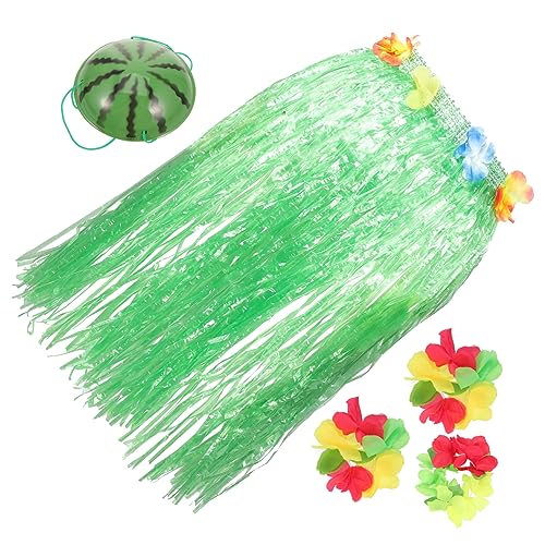 OATIPHO Hawaii-partykostüme 1 Rock Blumen-stirnband Armbänder Tropisches Thema Für Jungen Und Mädchen OATIPHO Hawaii-partykostüme 1 Rock Blumen-stirnband Armbänder Tropisches Thema Für Jungen Und Mädchen von OATIPHO