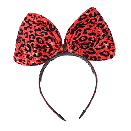 OATIPHO 1 Stück Gothic Bowknot Haarband Leopard für Festivals Stilvolles Party Haaraccessoire für Halloween und Besondere Anlässe und Lustig für Fotos mit Freunden OATIPHO 1 Stück Gothic Bowknot Haarband Leopard für Festivals Stilvolles Party Haaraccessoire für Halloween und Besondere Anlässe und Lustig für Fotos mit Freunden von OATIPHO