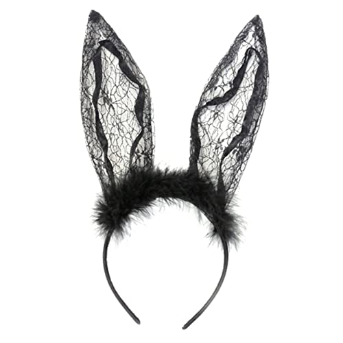 OATIPHO 1 Stück Hasenohr Stirnband Bunny Hair Accessoires Party-haar-accessoire Spitze Hasenohren Stirnband Erwachsene Tierische Stirnbänder Nachahmung Straußenfeder Black OATIPHO 1 Stück Hasenohr Stirnband Bunny Hair Accessoires Party-haar-accessoire Spitze Hasenohren Stirnband Erwachsene Tierische Stirnbänder Nachahmung Straußenfeder Black von OATIPHO