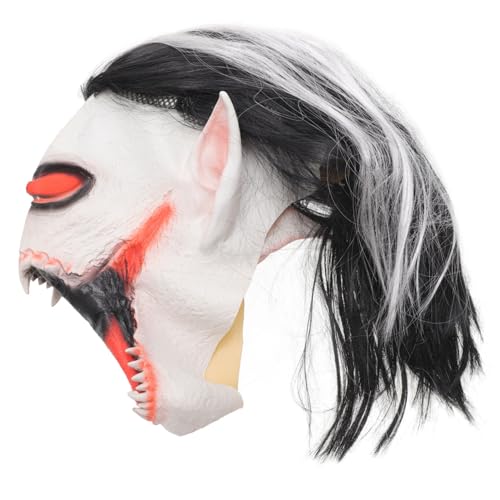 OATIPHO 1 Stück Vampir Maske für Halloween Horror Cosplay Maske Umweltfreundlichem Material für Kostümpartys Maskeraden und Festivals für Erwachsene Unisex Design für Lebendige von OATIPHO