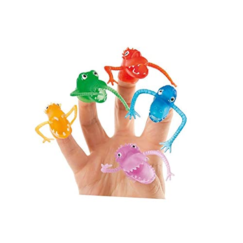 OATIPHO 10 STK Dinosaurier- Fingerspielzeug Geburtstag Party Favors Kunststoff Finger Puppen Spiel Monster Daumen Puppen Märchen Spielzeug Hand Finger Puppen Mini Fingerpuppe Kleinkind von OATIPHO