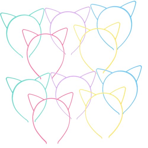 OATIPHO 10 Süßes Katzenohren Stirnband aus Kunststoff Dekoratives Cosplay Haarband für Partys für Mädchen und Festliche Anlässe OATIPHO 10 Süßes Katzenohren Stirnband aus Kunststoff Dekoratives Cosplay Haarband für Partys für Mädchen und Festliche Anlässe von OATIPHO