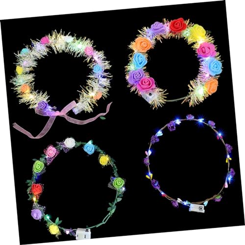 OATIPHO 12 Stück Teiliges Leuchtendes Blumen Haarband Bunte Party Haarschmuck Accessoires für Erwachsene für Karneval Hochzeiten und Feiern Zufällige Farbe OATIPHO 12 Stück Teiliges Leuchtendes Blumen Haarband Bunte Party Haarschmuck Accessoires für Erwachsene für Karneval Hochzeiten und Feiern Zufällige Farbe von OATIPHO