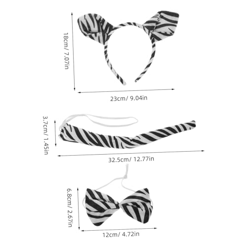 OATIPHO 1Satz Zebra Cosplay Kostümset für Teiliges mit Haarreif Schleife für Halloween Karneval Geburtstagsfeiern Fotoshootings Tierohren OATIPHO 1Satz Zebra Cosplay Kostümset für Teiliges mit Haarreif Schleife für Halloween Karneval Geburtstagsfeiern Fotoshootings Tierohren von OATIPHO