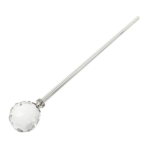 OATIPHO 1Stk Kristallkugel aufblasbares Kostüm Sitz Zirkus Sensenmann partyzubehör catchring Silberfarben eleganter Prop-Stick Spazierstock Plastik Silver von OATIPHO