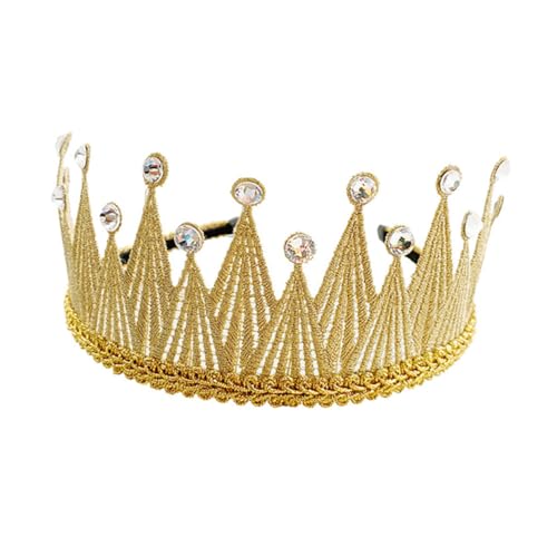OATIPHO 1Stück Goldene Haarband für Geburtstagsfeiern Hochzeiten und Besondere Anlässe Kopfschmuck für Funkelnde Verzierungen und Langlebig von OATIPHO