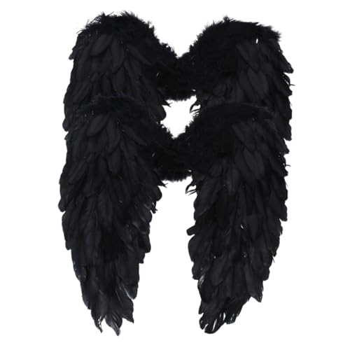 OATIPHO 2 Stk Flügel u Erwachsene Feenflügel Engelskostüm Vogelflügel Feenflügel Erwachsene Frauen Kostüm Mit Schwarzen Flügeln Fledermausflügel Feenflügel Flügel Kostüm Black Feder OATIPHO 2 Stk Flügel u Erwachsene Feenflügel Engelskostüm Vogelflügel Feenflügel Erwachsene Frauen Kostüm Mit Schwarzen Flügeln Fledermausflügel Feenflügel Flügel Kostüm Black Feder von OATIPHO
