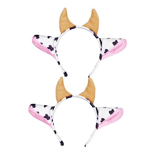 OATIPHO 2 Stück Cartoon Haarreif mit Kuhhörnern Süßes Kinderkopfschmuck für Geburtstagsfeiern Halloween Partys und Kostümpartys Accessoire für Cosplay und Bühnenaufführungen OATIPHO 2 Stück Cartoon Haarreif mit Kuhhörnern Süßes Kinderkopfschmuck für Geburtstagsfeiern Halloween Partys und Kostümpartys Accessoire für Cosplay und Bühnenaufführungen von OATIPHO
