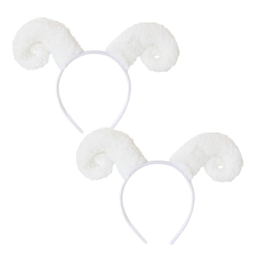 OATIPHO 2 Stück Cartoon Plüsch Haarband mit Schafshorn Design Lustiges Haaraccessoire für Partys Cosplay und Fotos Leicht und Rutschfest für Erwachsene und Kostüme OATIPHO 2 Stück Cartoon Plüsch Haarband mit Schafshorn Design Lustiges Haaraccessoire für Partys Cosplay und Fotos Leicht und Rutschfest für Erwachsene und Kostüme von OATIPHO