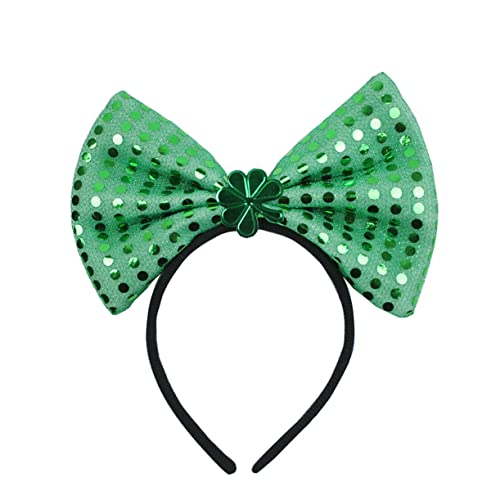 OATIPHO 2 Stück Chic Teiliges Festival Haarband mit Schleife für Patrick's Day Grünes und Party Dekoration und Foto Requisiten für Unvergessliche Feiern von OATIPHO