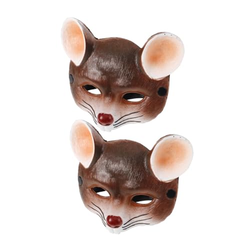 OATIPHO 2 Stück Halloween Maske Rattenmaske Halloween Geburtstagsmaske Kindermaske Für Party Ratten Cosplay Maske Tier Party Maske Halloween Gesichtsmaske Masken Halloween OATIPHO 2 Stück Halloween Maske Rattenmaske Halloween Geburtstagsmaske Kindermaske Für Party Ratten Cosplay Maske Tier Party Maske Halloween Gesichtsmaske Masken Halloween von OATIPHO