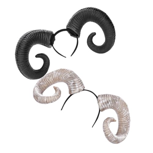 OATIPHO 2 Stück Halloween Stirnband mit Ochsenhörnern Cosplay Haarreif für Kostümpartys Leicht und Komfortabel für Karneval und Festlichkeiten OATIPHO 2 Stück Halloween Stirnband mit Ochsenhörnern Cosplay Haarreif für Kostümpartys Leicht und Komfortabel für Karneval und Festlichkeiten von OATIPHO
