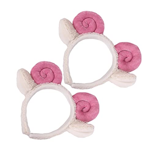 OATIPHO 2 Stück Niedliche Schafhorn Haarreifen für Cosplay Flauschiges Lamm Stirnband für Partys Karneval und Halloween Dekoration Haarschmuck für Damen OATIPHO 2 Stück Niedliche Schafhorn Haarreifen für Cosplay Flauschiges Lamm Stirnband für Partys Karneval und Halloween Dekoration Haarschmuck für Damen von OATIPHO