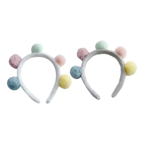 OATIPHO 2 Stück Pom Ball Haarband für Farbenfrohes Stirnband Perfektes Accessoire für Partys für und Besondere Anlässe OATIPHO 2 Stück Pom Ball Haarband für Farbenfrohes Stirnband Perfektes Accessoire für Partys für und Besondere Anlässe von OATIPHO