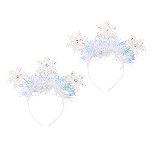 OATIPHO 2 Stück Schneeflocken Haarreifen Glitzernde Weihnachts Haarschmuck für Festliche Anlässe Komfortabel und Langlebig für Weihnachtsfeiern und Winter Events OATIPHO 2 Stück Schneeflocken Haarreifen Glitzernde Weihnachts Haarschmuck für Festliche Anlässe Komfortabel und Langlebig für Weihnachtsfeiern und Winter Events von OATIPHO