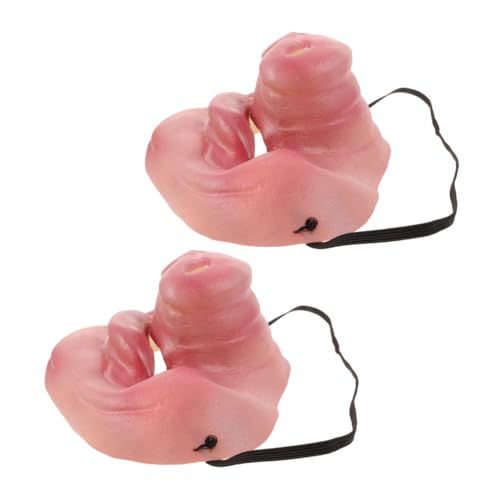 OATIPHO 2 Stück Schweinemasken, Halbe, Gruselige Tier-bühnenauftritte, Masken, Halloween-kostüm, Cosplay-requisiten Für Halloween, Festival, Maskerade, Party OATIPHO 2 Stück Schweinemasken, Halbe, Gruselige Tier-bühnenauftritte, Masken, Halloween-kostüm, Cosplay-requisiten Für Halloween, Festival, Maskerade, Party von OATIPHO