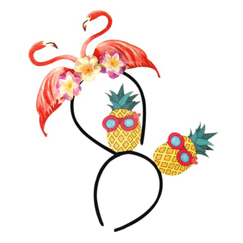 OATIPHO 2 Stück Sommer-Stirnband tropische Stirnbänder Party -Haarbänder damen stirnbänder ananasschneider haarschmuck hawaiianisches Party-Haar-Accessoire Flamingo-Haarreifen Plastik OATIPHO 2 Stück Sommer-Stirnband tropische Stirnbänder Party -Haarbänder damen stirnbänder ananasschneider haarschmuck hawaiianisches Party-Haar-Accessoire Flamingo-Haarreifen Plastik von OATIPHO